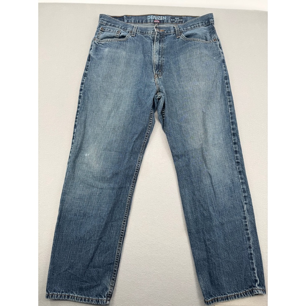 Denizen from Levis 285 Relaxed Fit Mens Blue Jeans 38x32 (36x30) Medium Wash